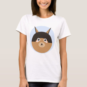 Camiseta Fofa do Pastor Alemão Amante de Cachorr
