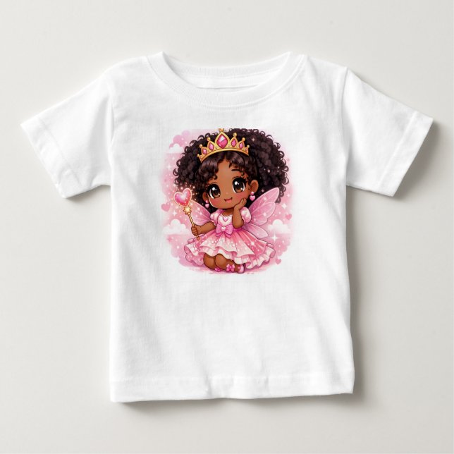 camiseta fofa estilo chibi para meninas de 18–24 m (Frente)