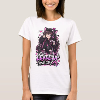 Camiseta Fofa Gamer de Anime