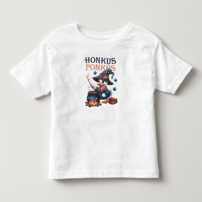 Camiseta Fofa Honkus Ponkus de Halloween (Frente)