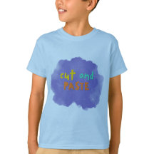 camiseta fofa para crianças criativas