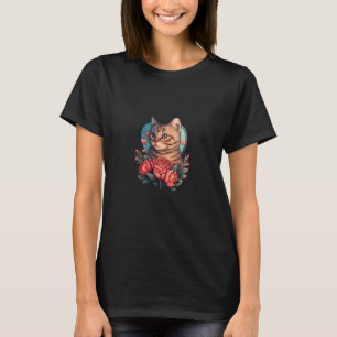 Camiseta Fofinho adorável único Feliz Dia dos Namorados cor