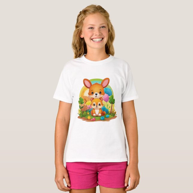 Camiseta Fofinho: Design Adorável do Urso de Teddy (Frente Completa)