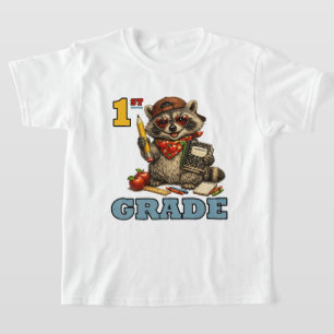 Camiseta Fofinho Mapache Feral da Primeira Série de Volta à