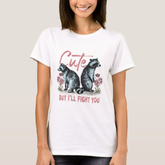 Camiseta Fofinho Mas Eu Vou Lutar Com Você Arte Vintage de