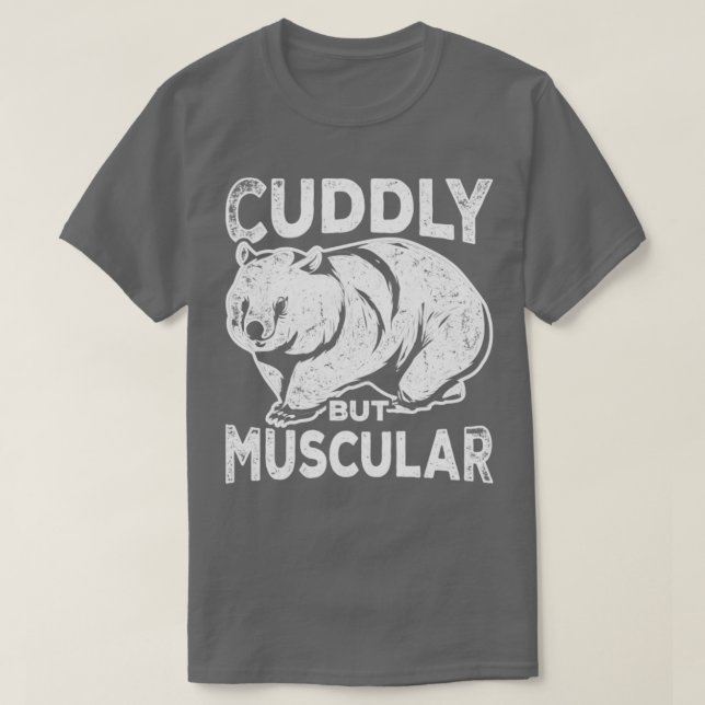 Camiseta Fofinho Mas Mulher Engraçada Muscular (Frente do Design)