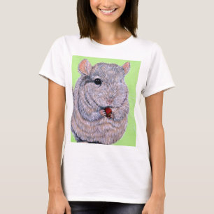 Camiseta Fofinho Nibbling Chinchilla