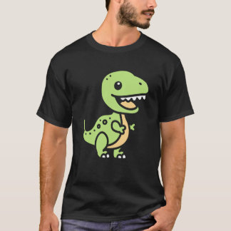 Camiseta Fofinho tiranossauro dinossauro minimalista simp