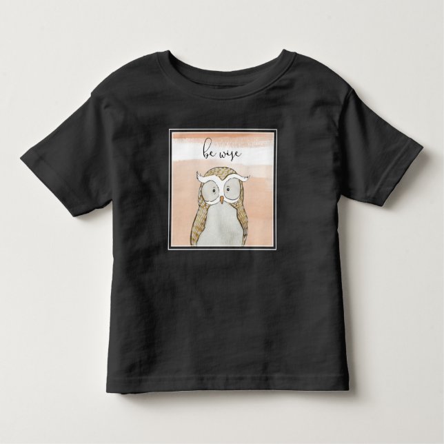 Camiseta Fofinhos Coruja | Ser Sábio (Frente)