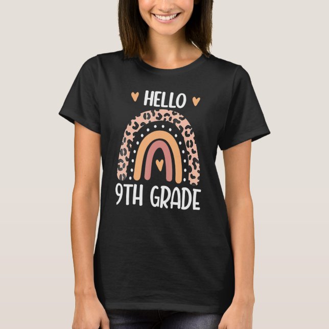 Camiseta Fofo 9º ano do último dia de professores moças (Frente)
