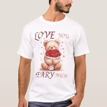 Fofo "Amo Você Ursinho Muito" Urso de Pelúcia