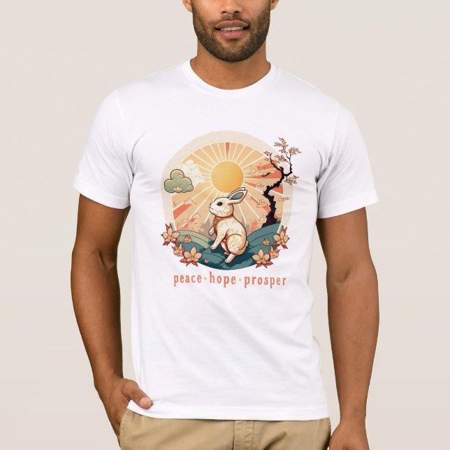 Camiseta Fofo, Ano Novo Lunar, Ano do Coelho (Frente)