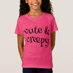 Camiseta Fofo & Assustador - Texto Preto