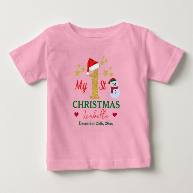 Camiseta Fofo-Cinto-De-Natal Com As Minhas 1ruas. (Frente)