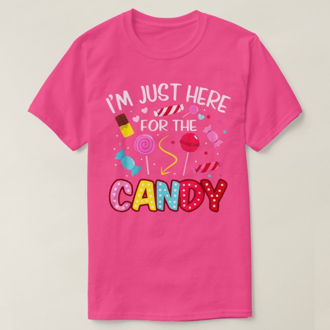 Camiseta Fofo de chocolate doce do Halloween (Frente do Design)