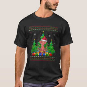 Camiseta Fofo doce, Árvore de Natal Santa Hat, Natal