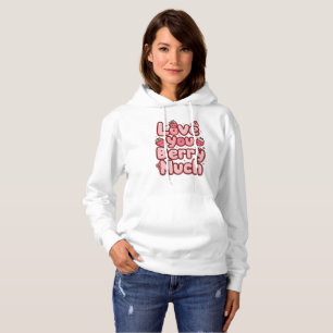 Camiseta Fofo "Eu Amo Você Muito Morango" Trocadilho de Mor