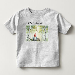 Camiseta Fofo gnomo letão Latvietis personalizado