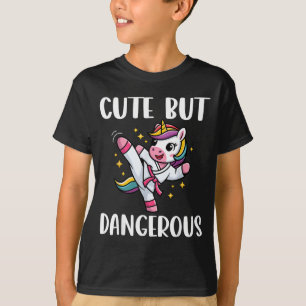 Camiseta Fofo mas Perigoso - Fã de Unicórnio Engraçado Lega