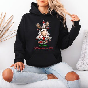 Camiseta Fofo Natal “Oh Deer Natal Está Aqui”