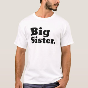 Camiseta Fofo Promovido Para A Grande Irmã Tee Para A Irmã