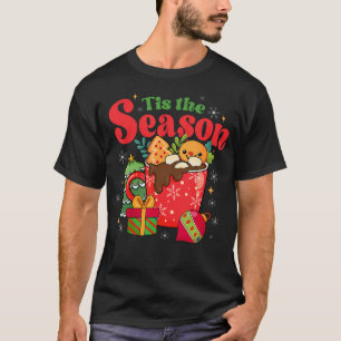 Camiseta Fofo Retrô Groovy É a Temporada Cacau Quente Gengi