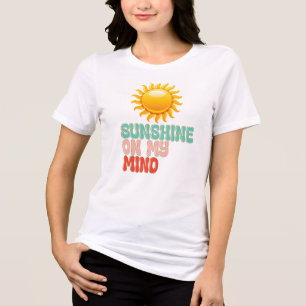 Camiseta Fofo Retro Sol na Mente Verão Praia