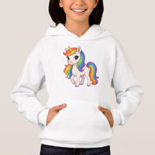Camiseta Fofo Unicórnio Arco-íris Colorido