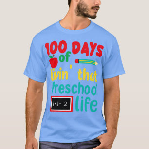 Camiseta fofos 100 dias de presente escolar100 dias de livi