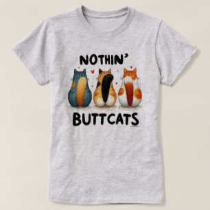 Camiseta Fofos & Divertidos Nada Além de Gatos