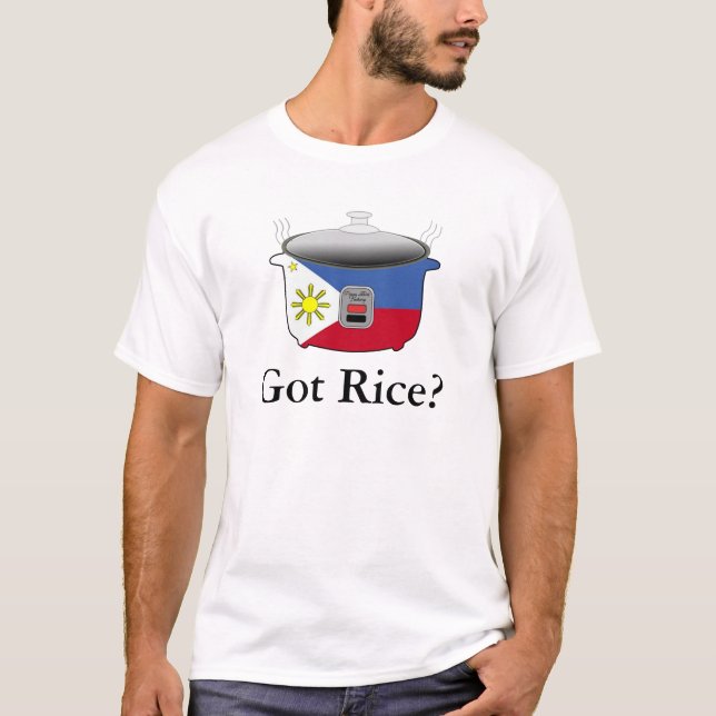Camiseta Fogão de arroz de Pinoy (Frente)