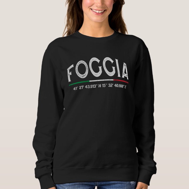 Camiseta Foggia Italia GPS Coordinates (Frente)