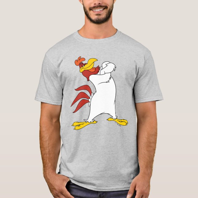 Camiseta Foghorn Leghorn Arms Cruzados (Frente)