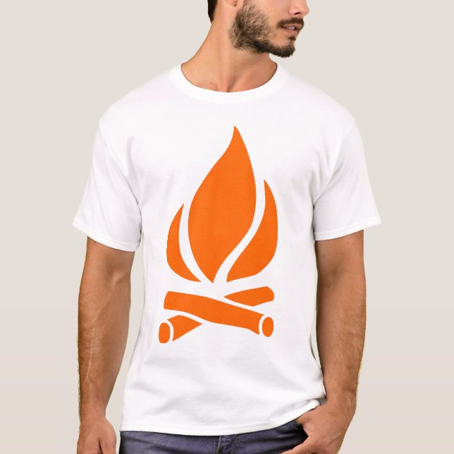 Camiseta Fogo de Acampamento (Frente)