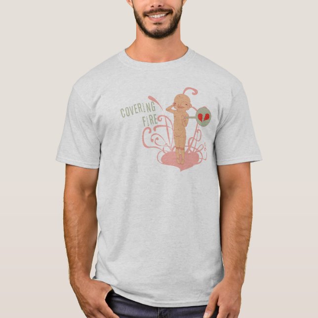 Camiseta Fogo de coberta - bebê pobre (Frente)