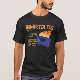 Camiseta Fogo de Dumpster para Ventilador de Dumpster e Def
