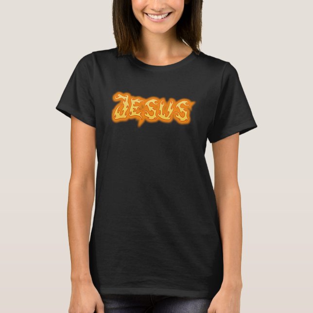 Camiseta Fogo de Jesus Espírito Santo Cristão (Frente)