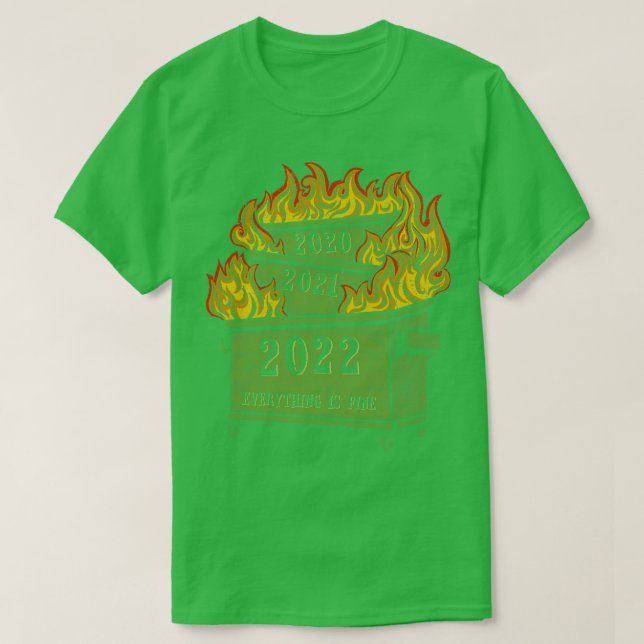 Camiseta Fogo de lixo 2022 (Frente do Design)