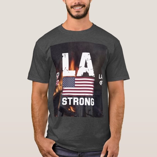 Camiseta fogo de los angeles (Frente)