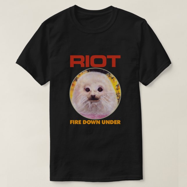 Camiseta Fogo De Riot Abaixo (Frente do Design)