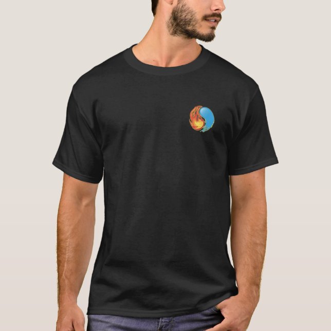 Camiseta Fogo e Água Yin Yang (Frente)