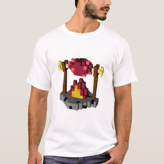 Camiseta Fogo e carne