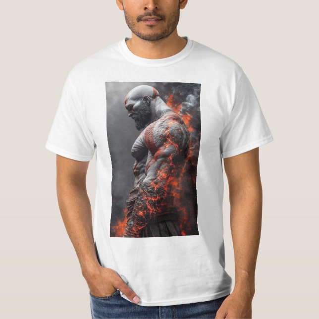 Camiseta  "Fogo e Fúria: O Fantasma de Esparta" (Frente)