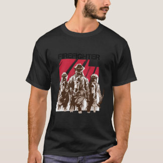 Camiseta Fogo E Salvamento De Bombeiros Para O Natal