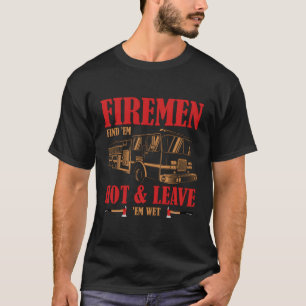Camiseta Fogo Encontre-Os Quentes Deixem-Nos Molhados