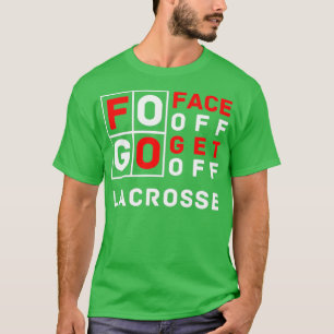 Camiseta FOGO Face Off Sair Do Lacrosse Design