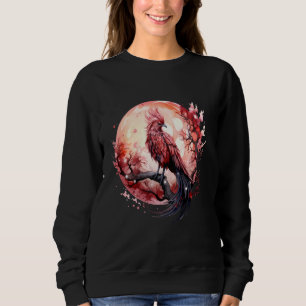 Camiseta Fogo Fênix Bird Sakura Árvore mítica Bird Moon P