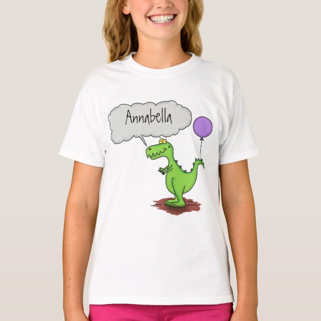 Camiseta Fogo giro em forma de cartoon verde e engraçado (Frente)