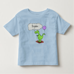 Camiseta Fogo giro em forma de cartoon verde e engraçado