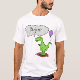 Camiseta Fogo giro em forma de cartoon verde e engraçado